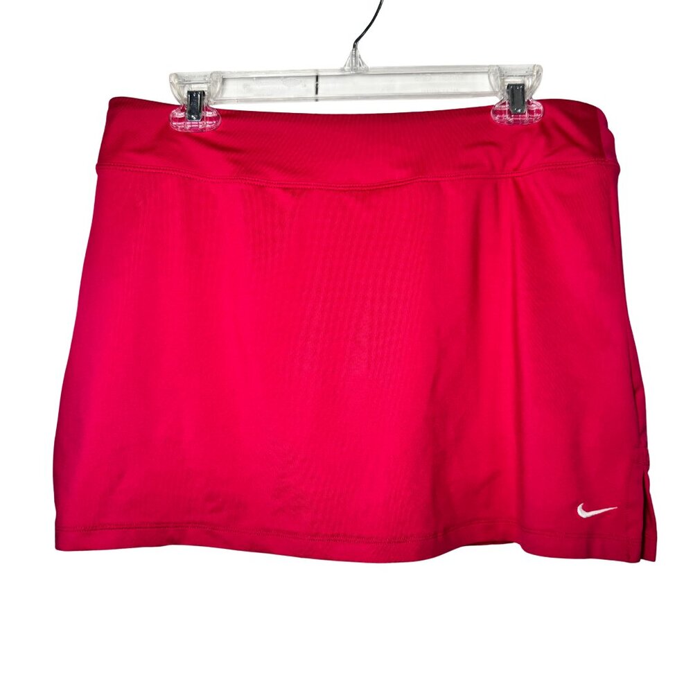 Nike Dri-FIT Women’s Skort Size L Pink Tennis Golf Athletic Skirt Skort